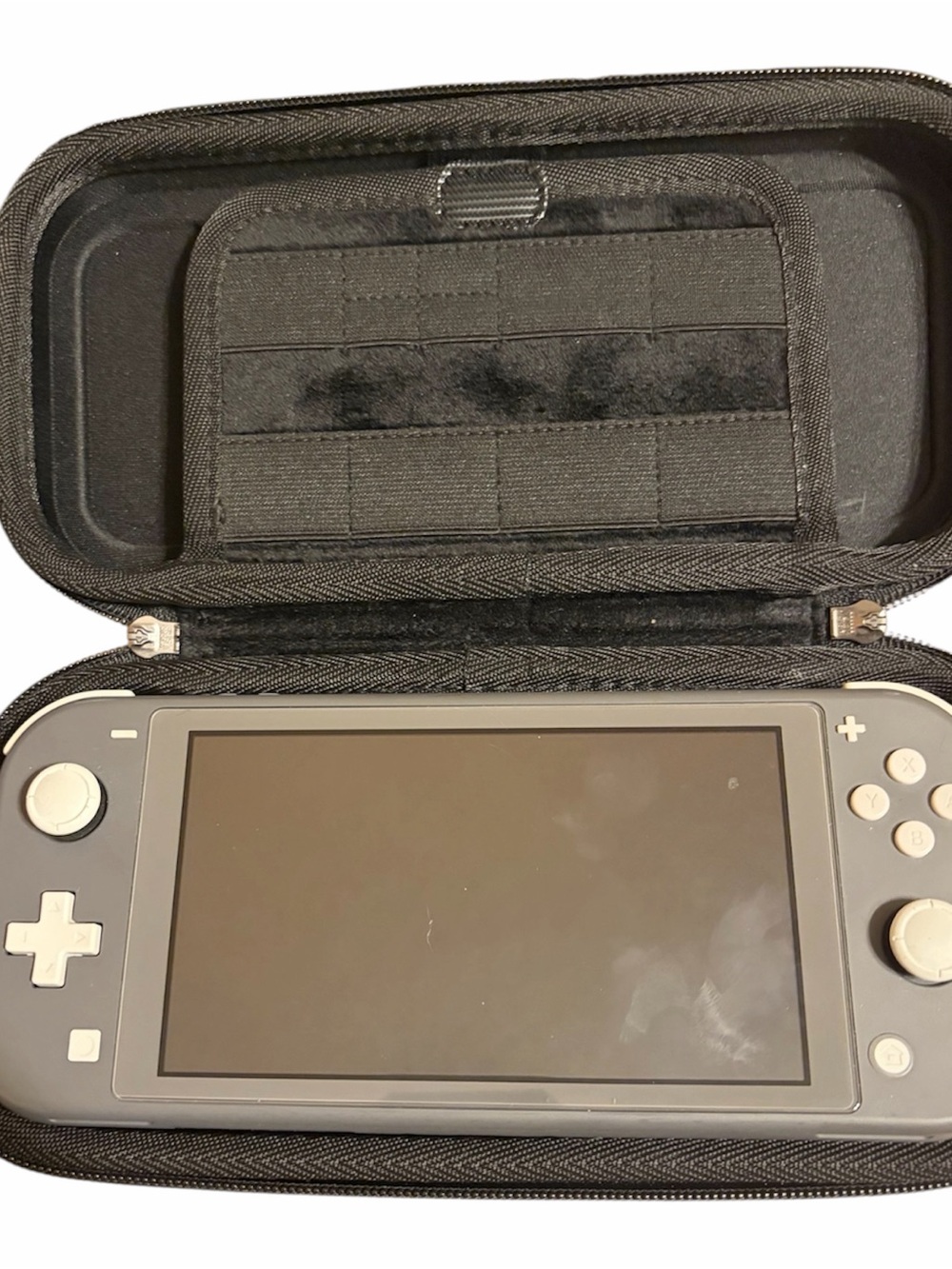 Nintendo Gray Handheld Console with Protective Case